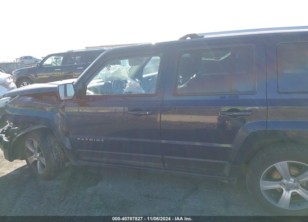 2017 JEEP PATRIOT HIGH ALTITUDE FWD VIN: 1C4NJPFA5HD202915