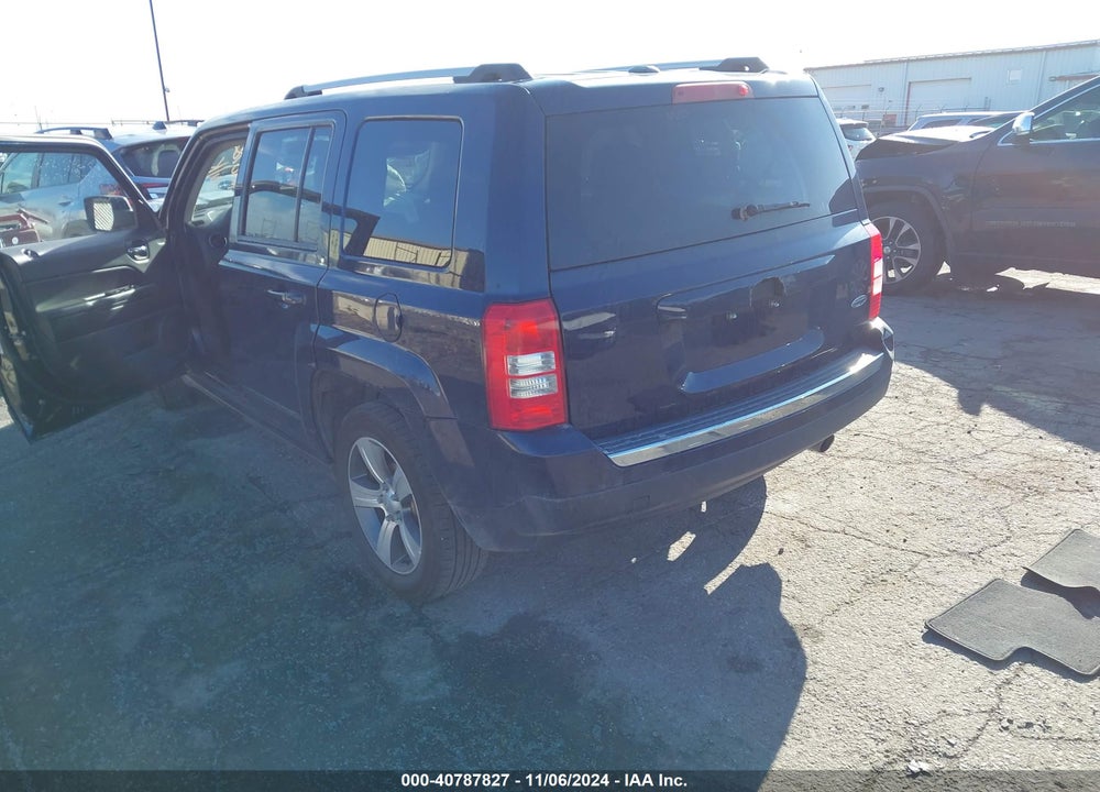 2017 JEEP PATRIOT HIGH ALTITUDE FWD VIN: 1C4NJPFA5HD202915