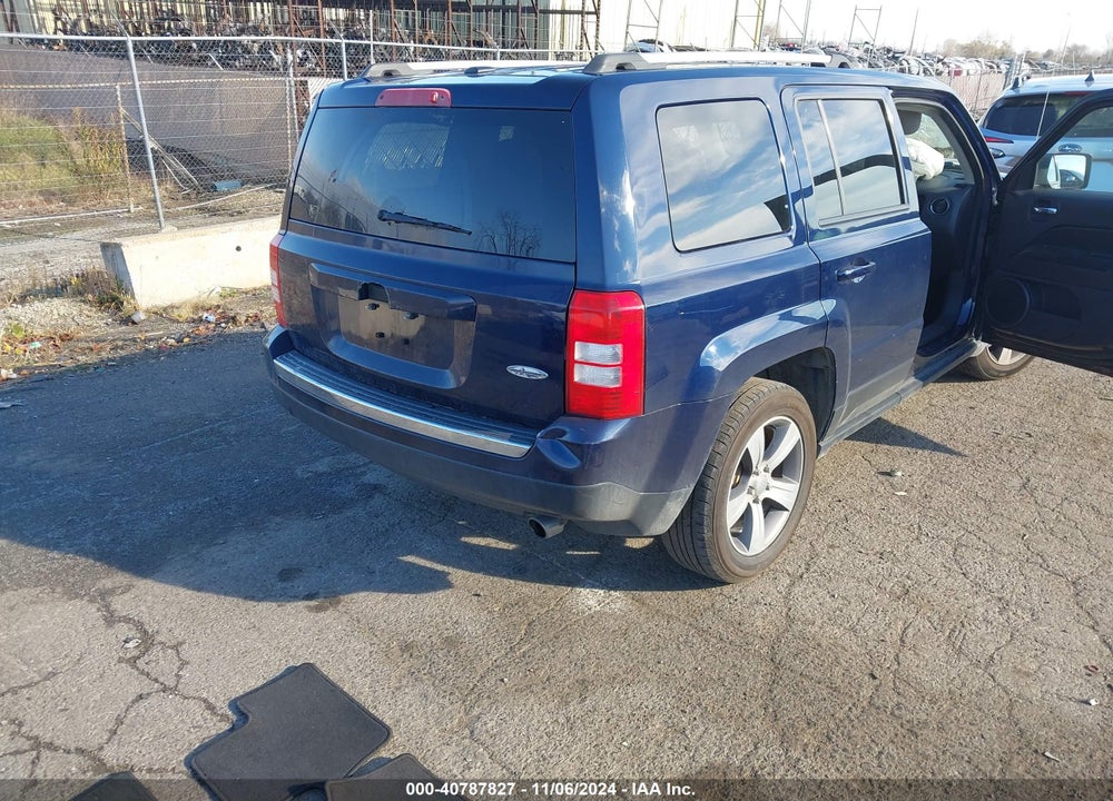 2017 JEEP PATRIOT HIGH ALTITUDE FWD VIN: 1C4NJPFA5HD202915