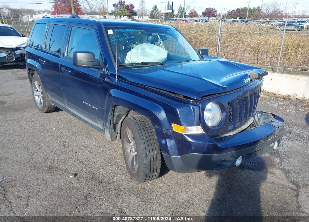 2017 JEEP PATRIOT HIGH ALTITUDE FWD VIN: 1C4NJPFA5HD202915