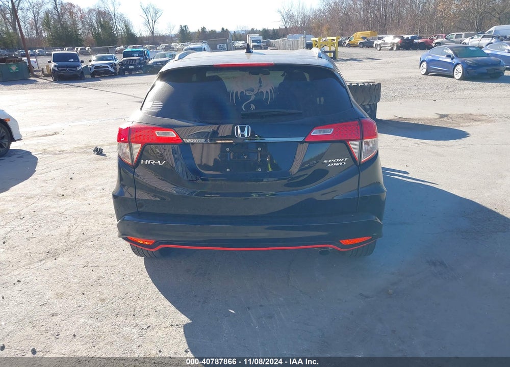 2019 HONDA HR-V SPORT VIN: 3CZRU6H10KG724047
