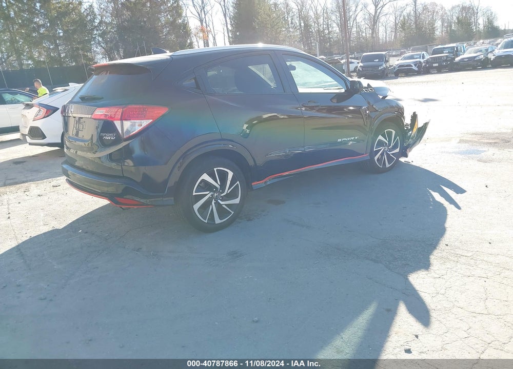 2019 HONDA HR-V SPORT VIN: 3CZRU6H10KG724047