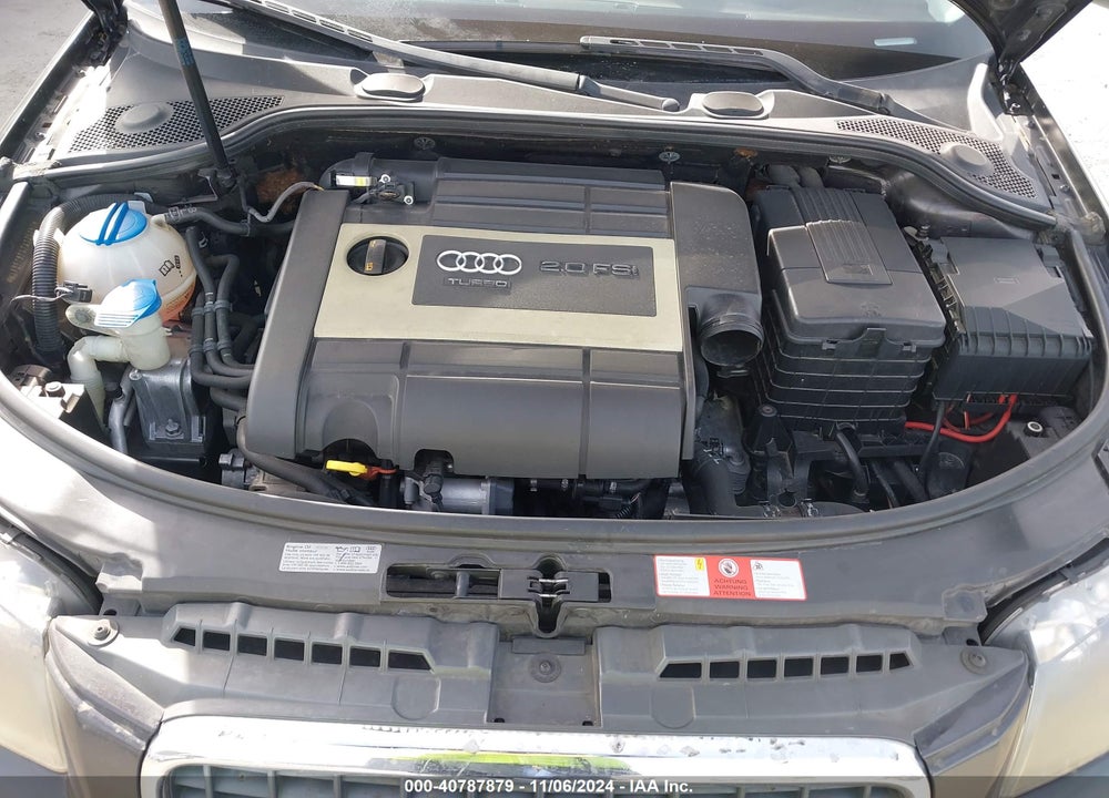 2007 AUDI A3 2.0T VIN: WAUHF78P57A125797