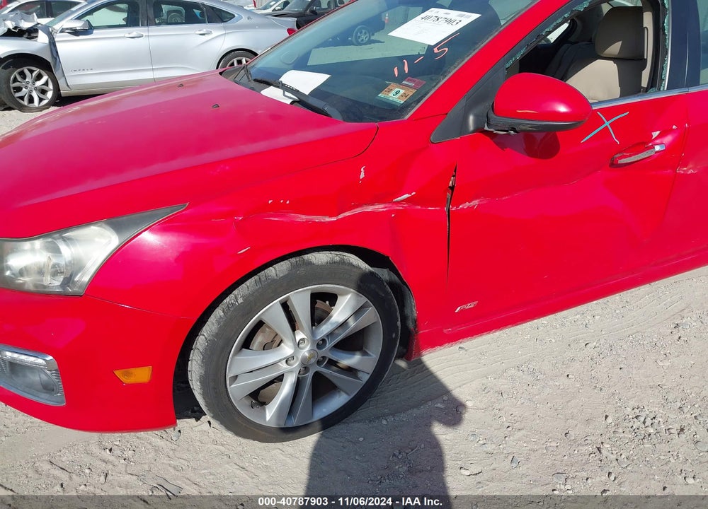 2015 CHEVROLET CRUZE LTZ VIN: 1G1PG5SB0F7232287
