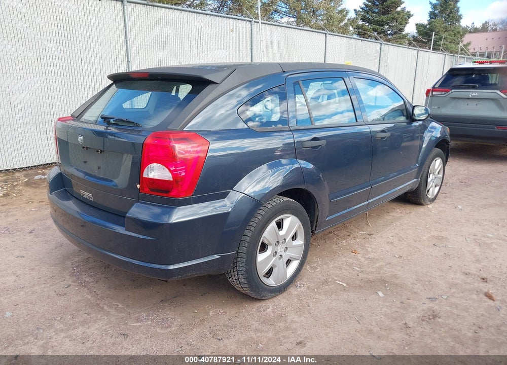 2007 DODGE CALIBER SXT VIN: 1B3HB48BX7D146467