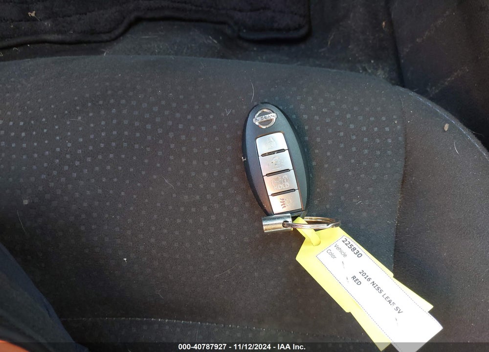 2016 NISSAN LEAF SV VIN: 1N4BZ0CP7GC301063