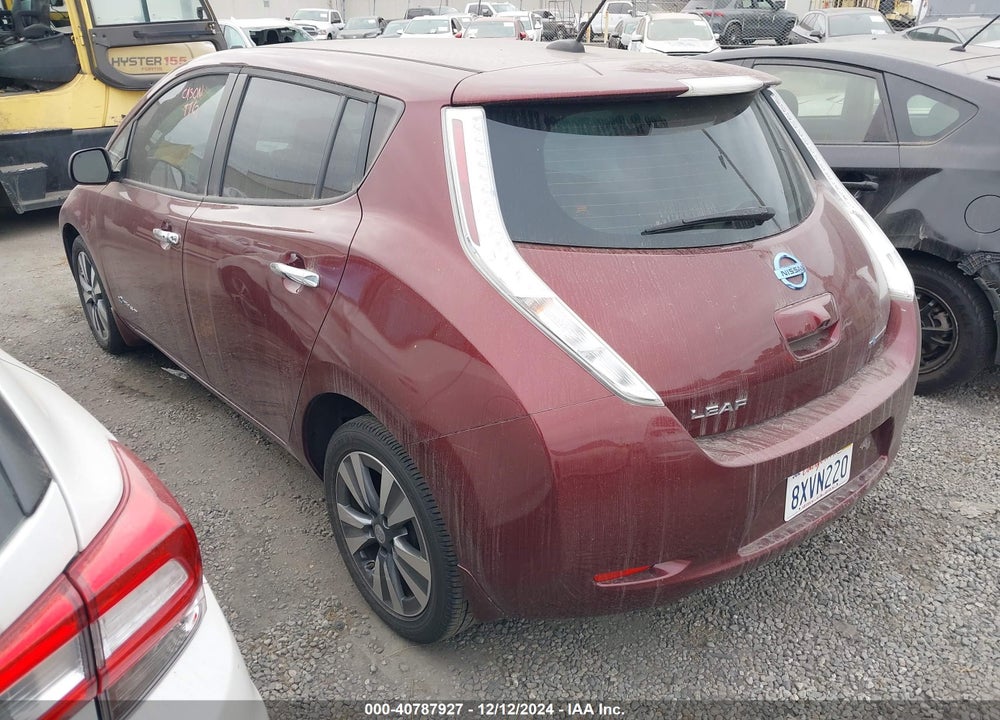 2016 NISSAN LEAF SV VIN: 1N4BZ0CP7GC301063