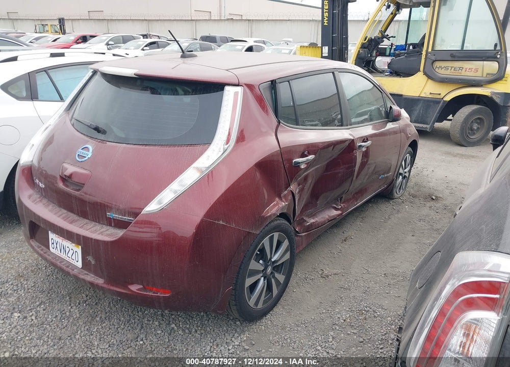 2016 NISSAN LEAF SV VIN: 1N4BZ0CP7GC301063