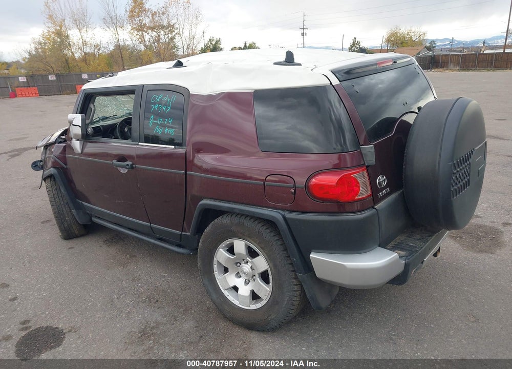 2007 TOYOTA FJ CRUISER VIN: JTEBU11F070041272