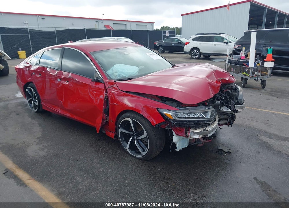 2019 HONDA ACCORD SPORT VIN: 1HGCV1F3XKA165445