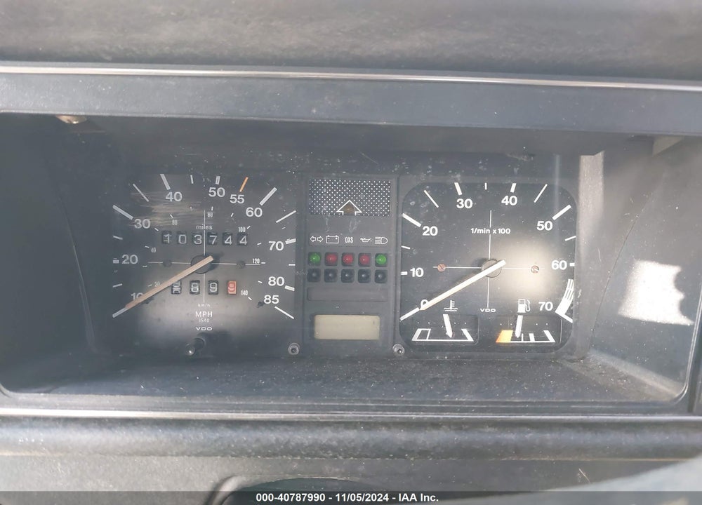 1986 VOLKSWAGEN CABRIOLET VIN: WVWCA0154GK014440