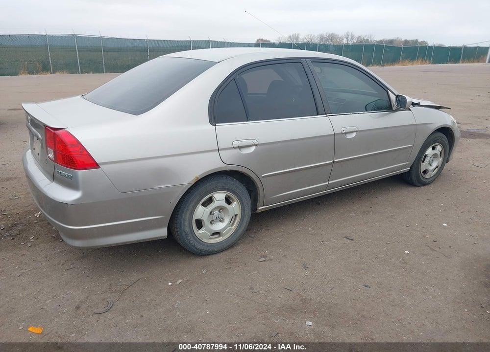2005 HONDA CIVIC HYBRID VIN: JHMES96665S007982