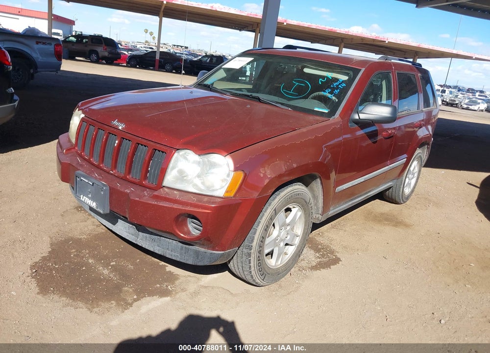 2007 JEEP GRAND CHEROKEE LAREDO VIN: 1J8GR48K97C596826