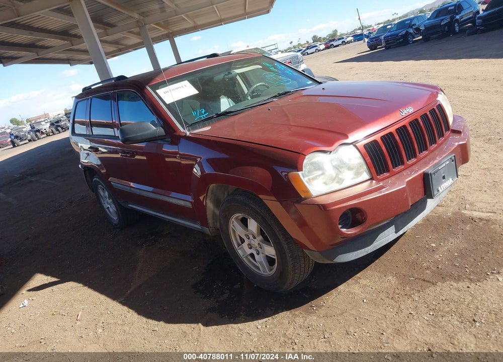 2007 JEEP GRAND CHEROKEE LAREDO VIN: 1J8GR48K97C596826