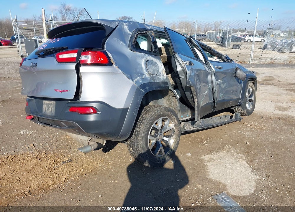 2015 JEEP CHEROKEE TRAILHAWK VIN: 1C4PJMBS8FW785813