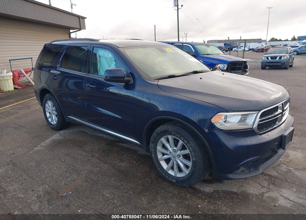 2014 DODGE DURANGO SXT VIN: 1C4RDJAGXEC349458