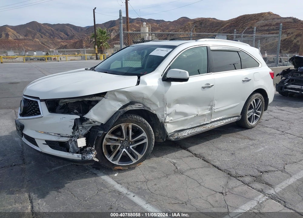 2018 ACURA MDX ADVANCE PACKAGE VIN: 5J8YD4H83JL023945