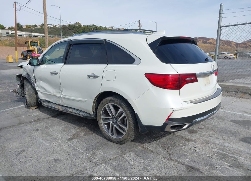 2018 ACURA MDX ADVANCE PACKAGE VIN: 5J8YD4H83JL023945