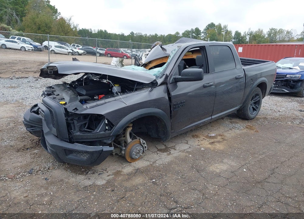 2024 RAM 1500 CLASSIC WARLOCK 4X4 5'7 BOX VIN: 1C6RR7LG8RS143561