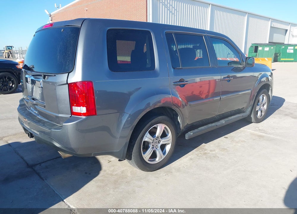 2012 HONDA PILOT EX-L VIN: 5FNYF3H51CB003675