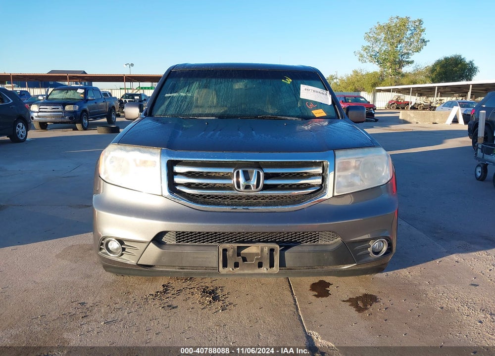 2012 HONDA PILOT EX-L VIN: 5FNYF3H51CB003675