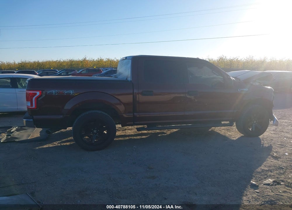 2016 FORD F-150 XLT VIN: 1FTEW1EF9GFB12942