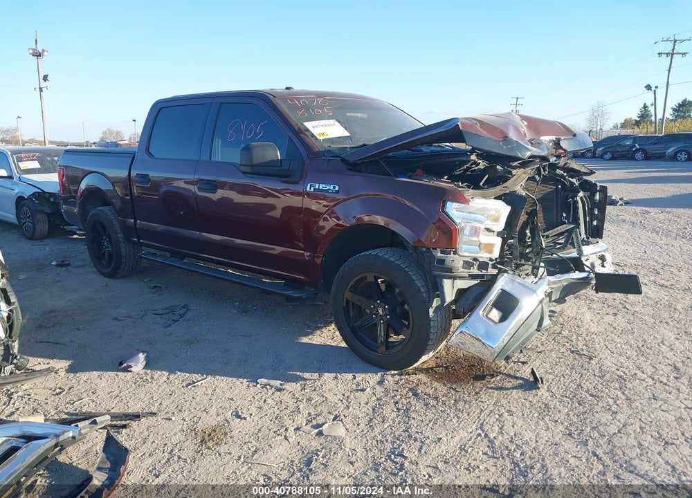 2016 FORD F-150 XLT VIN: 1FTEW1EF9GFB12942