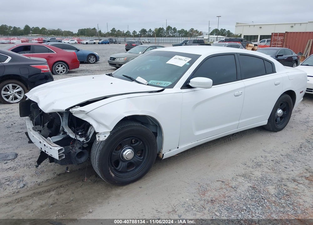 2014 DODGE CHARGER POLICE VIN: 2C3CDXAG0EH193571