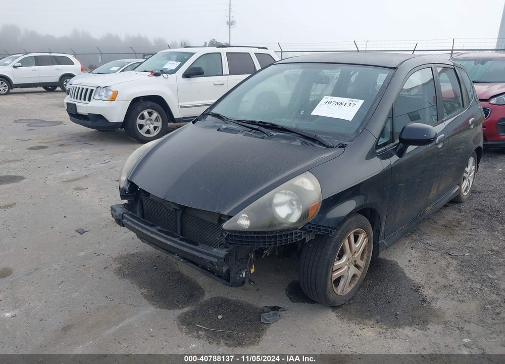 2007 HONDA FIT SPORT VIN: JHMGD38657S052203