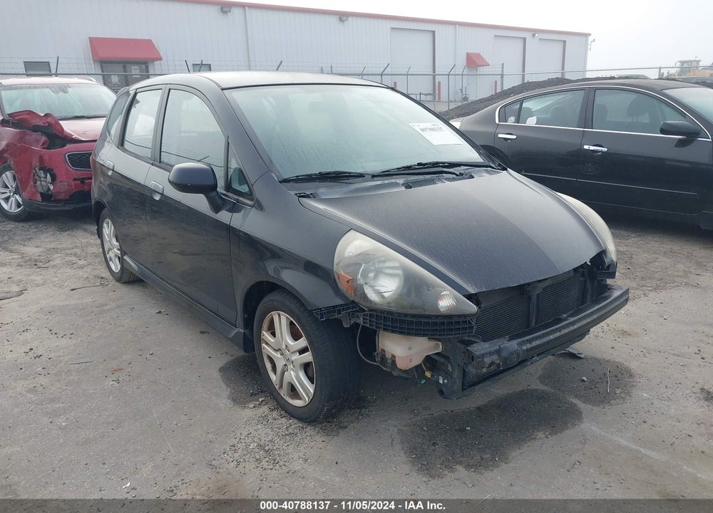 2007 HONDA FIT SPORT VIN: JHMGD38657S052203
