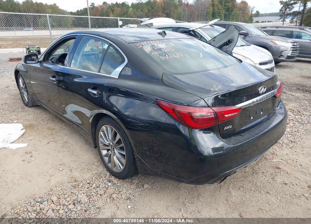 2019 INFINITI Q50 3.0T LUXE VIN: JN1EV7ARXKM591546