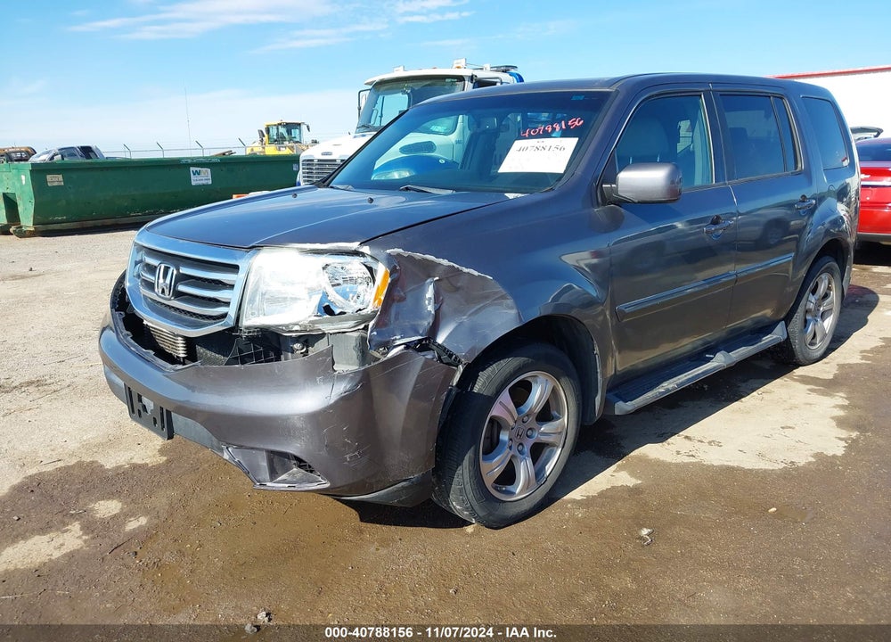 2014 HONDA PILOT EX-L VIN: 5FNYF4H51EB034403