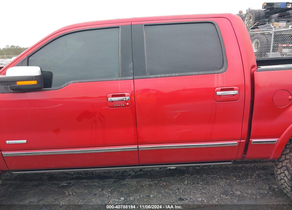 2012 FORD F-150 PLATINUM VIN: 1FTFW1ET6CFC30905