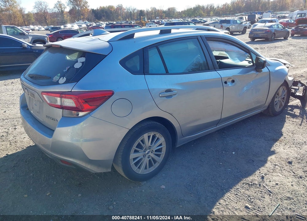 2018 SUBARU IMPREZA 2.0I PREMIUM VIN: 4S3GTAD66J3710000