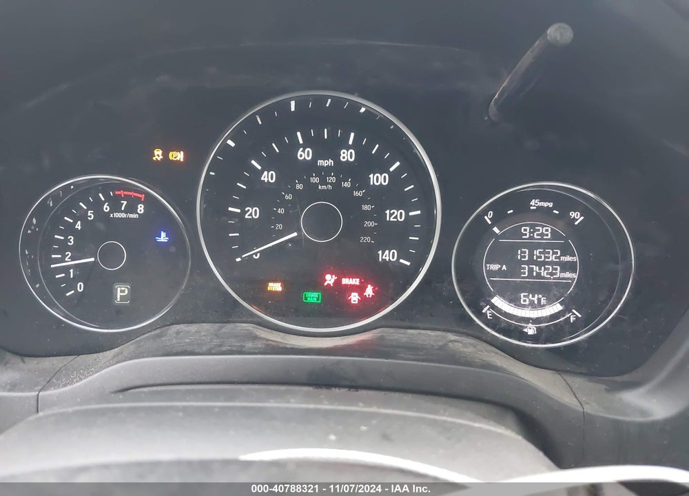 2016 HONDA HR-V LX VIN: 3CZRU5H32GM712485