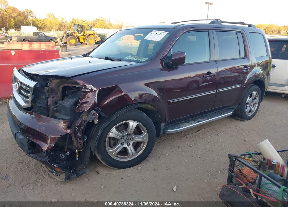 2012 HONDA PILOT EX-L VIN: 5FNYF4H50CB018853