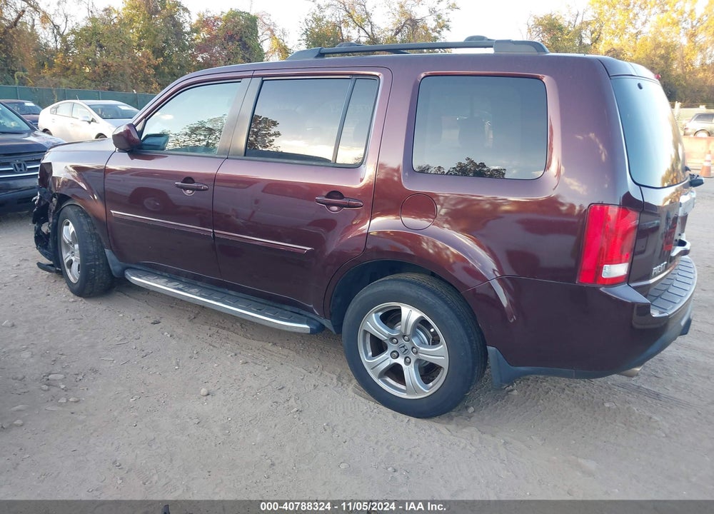 2012 HONDA PILOT EX-L VIN: 5FNYF4H50CB018853
