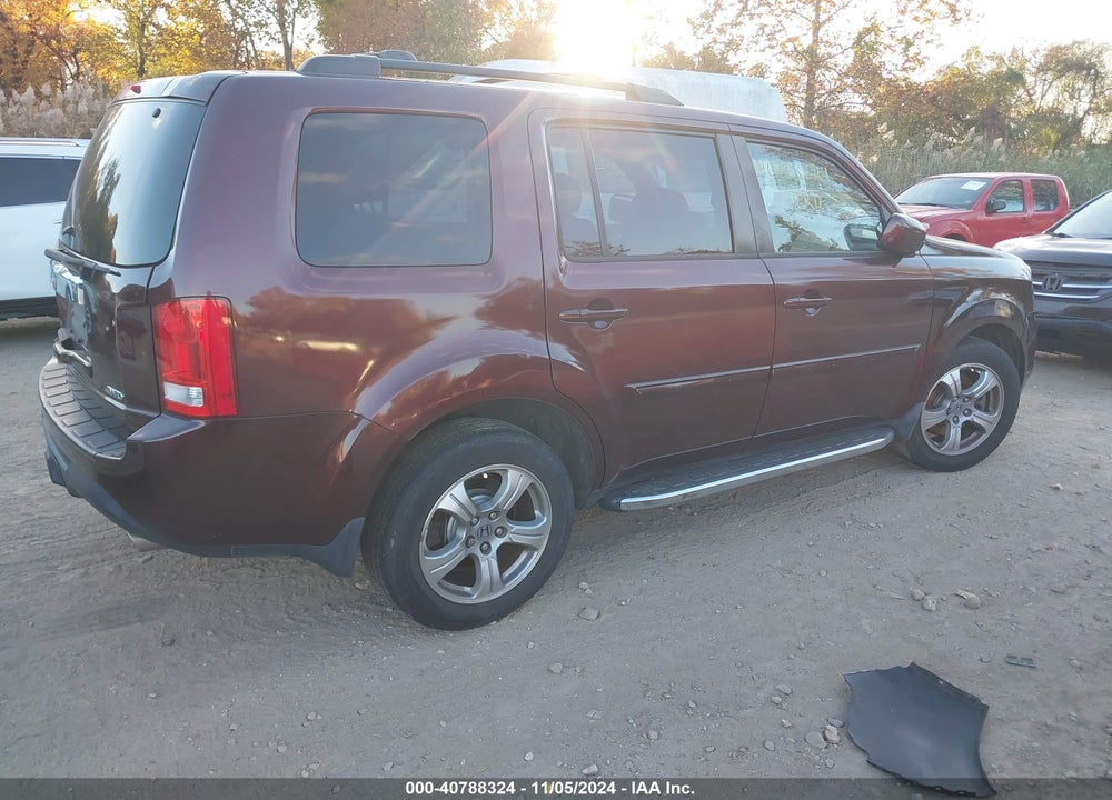 2012 HONDA PILOT EX-L VIN: 5FNYF4H50CB018853