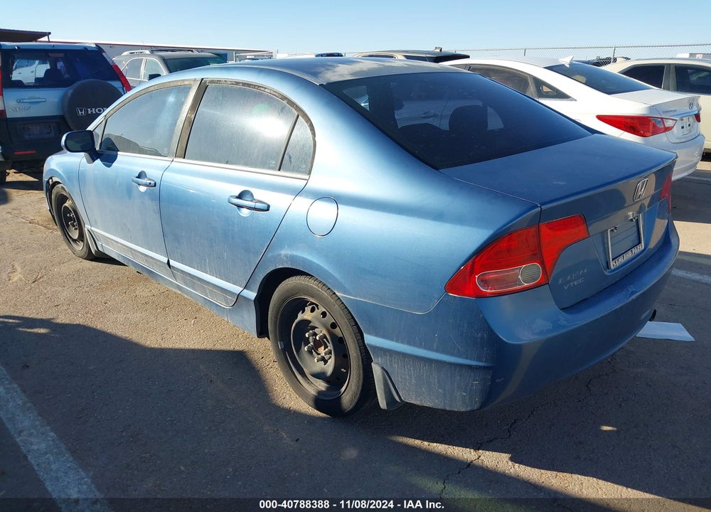 2008 HONDA CIVIC LX VIN: 1HGFA16518L021998