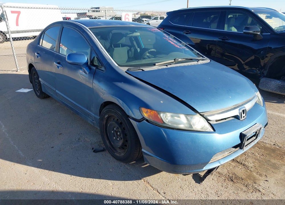 2008 HONDA CIVIC LX VIN: 1HGFA16518L021998