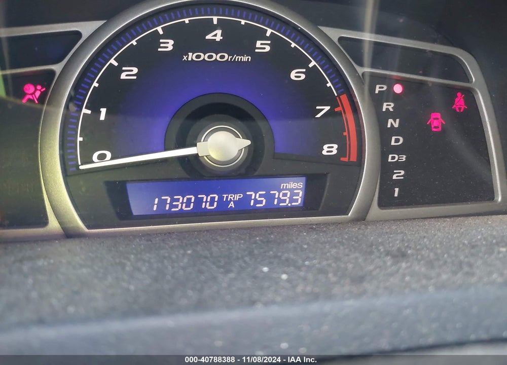 2008 HONDA CIVIC LX VIN: 1HGFA16518L021998