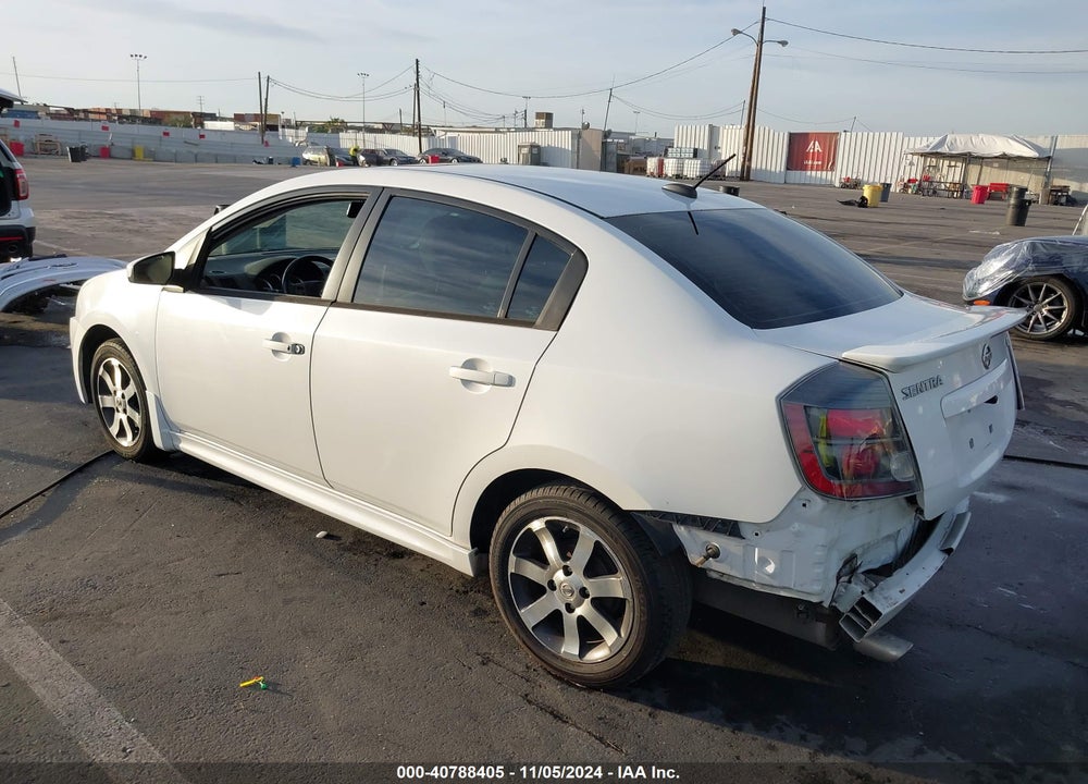 2012 NISSAN SENTRA 2.0 SR VIN: 3N1AB6AP3CL605217