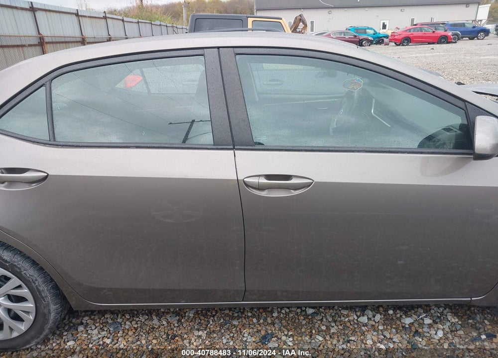 2017 TOYOTA COROLLA LE VIN: 2T1BURHEXHC843755