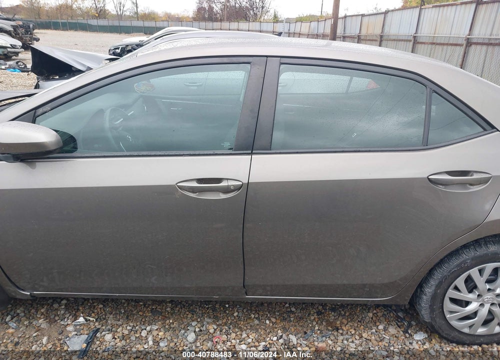 2017 TOYOTA COROLLA LE VIN: 2T1BURHEXHC843755