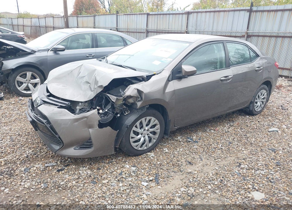 2017 TOYOTA COROLLA LE VIN: 2T1BURHEXHC843755