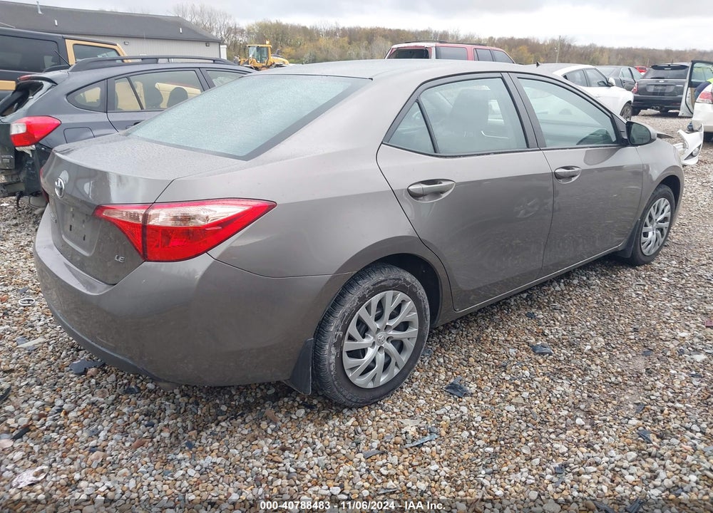 2017 TOYOTA COROLLA LE VIN: 2T1BURHEXHC843755