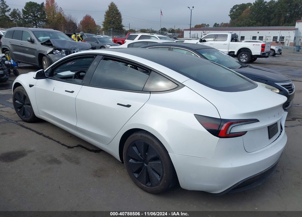 2024 TESLA MODEL 3 REAR-WHEEL DRIVE VIN: 5YJ3E1EA0RF733539