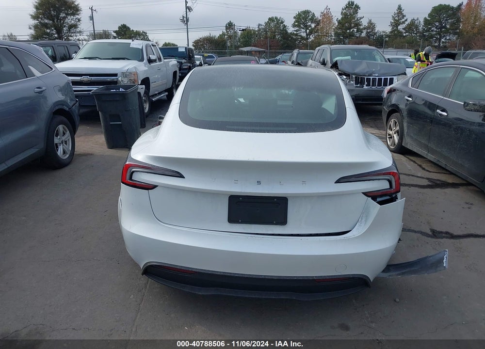 2024 TESLA MODEL 3 REAR-WHEEL DRIVE VIN: 5YJ3E1EA0RF733539
