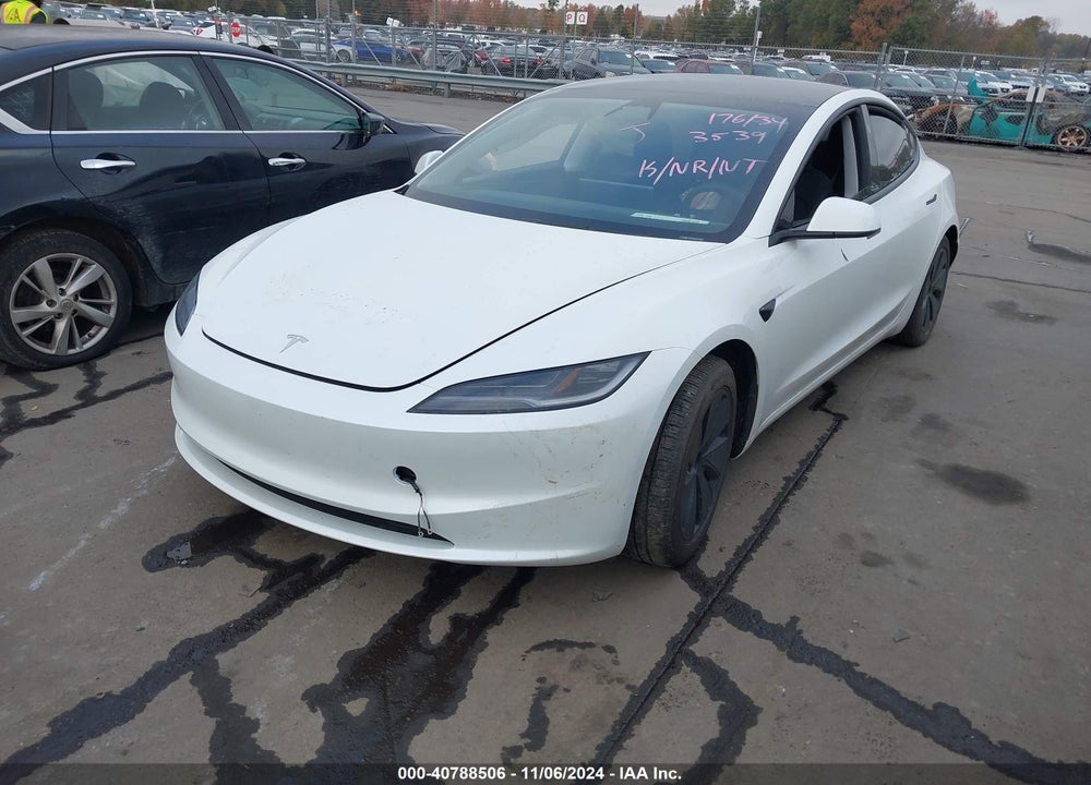 2024 TESLA MODEL 3 REAR-WHEEL DRIVE VIN: 5YJ3E1EA0RF733539