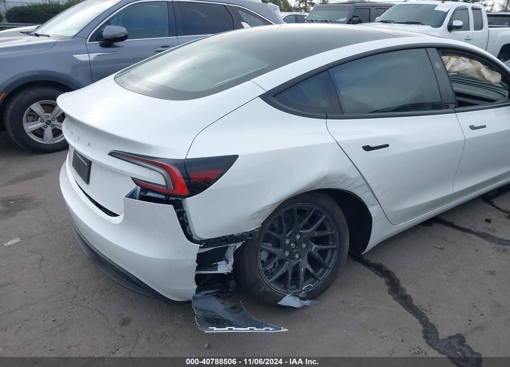2024 TESLA MODEL 3 REAR-WHEEL DRIVE VIN: 5YJ3E1EA0RF733539